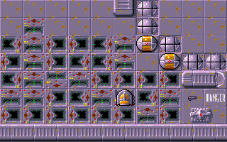 S.C.Out (DOS) screenshot: Looks like I'm completely trapped here!