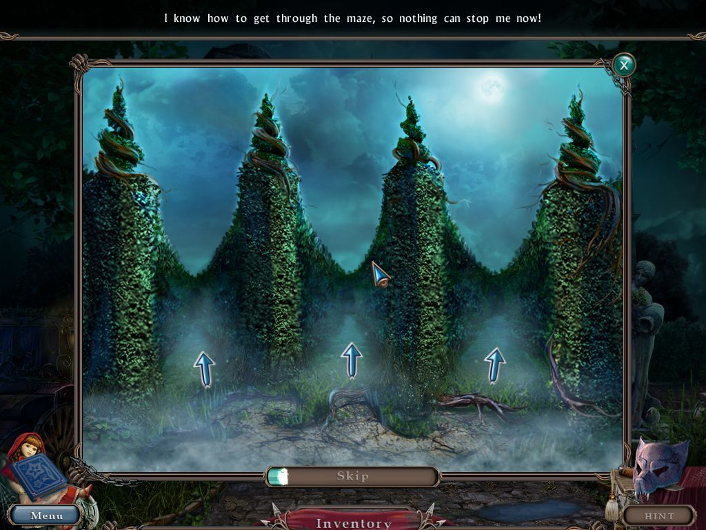 Cruel Games: Red Riding Hood (Windows) screenshot: A different kind of maze.