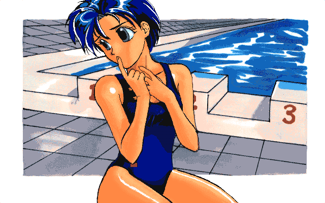 A Midsummer Daytime's Dream Plus (PC-98) screenshot: Nice pool!