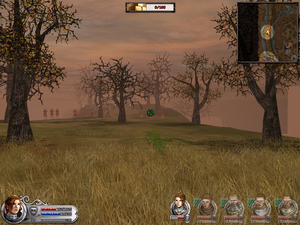 Wars and Warriors: Joan of Arc (Windows) screenshot: Range combat with normal arrows