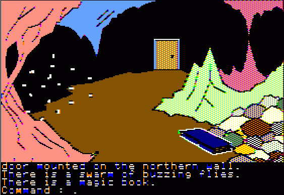 Transylvania (Apple II) screenshot: Magician's Secret Cave