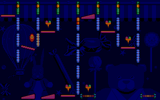 Bumpy's Arcade Fantasy (DOS) screenshot: If I hit it enough I'll break it!