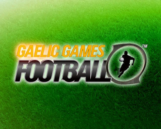 Gaelic Games: Football (PlayStation 2) screenshot: The title screen