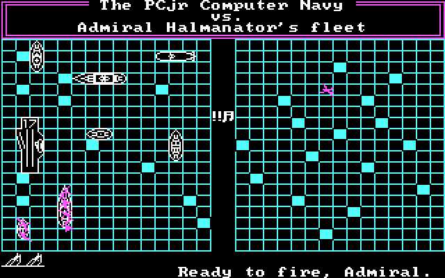 Sea Hunt (DOS) screenshot: I Finally Found One - But He's Ahead