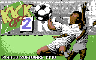 Kick Off 2 (Commodore 64) screenshot: Loading screen