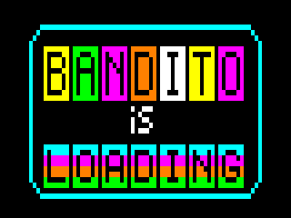 Bandito (Dragon 32/64) screenshot: Loading screen