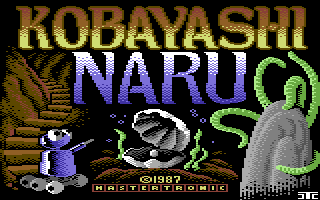 Kobyashi Naru (Commodore 64) screenshot: Title screen