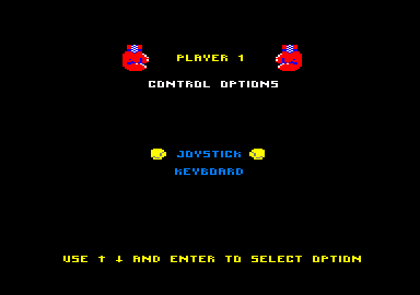 Star Rank Boxing (Amstrad CPC) screenshot: Choose control