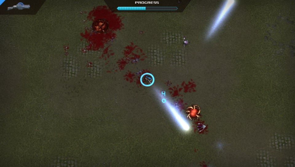 Screenshot of Crimsonland (PS Vita, 2014) - MobyGames