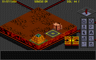 Utopia: The Creation of a Nation (DOS) screenshot: Starting up a civilization.