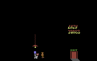 Lazy Jones (Commodore 64) screenshot: A toilet