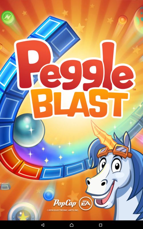 Peggle: Blast (Android) screenshot: Title screen