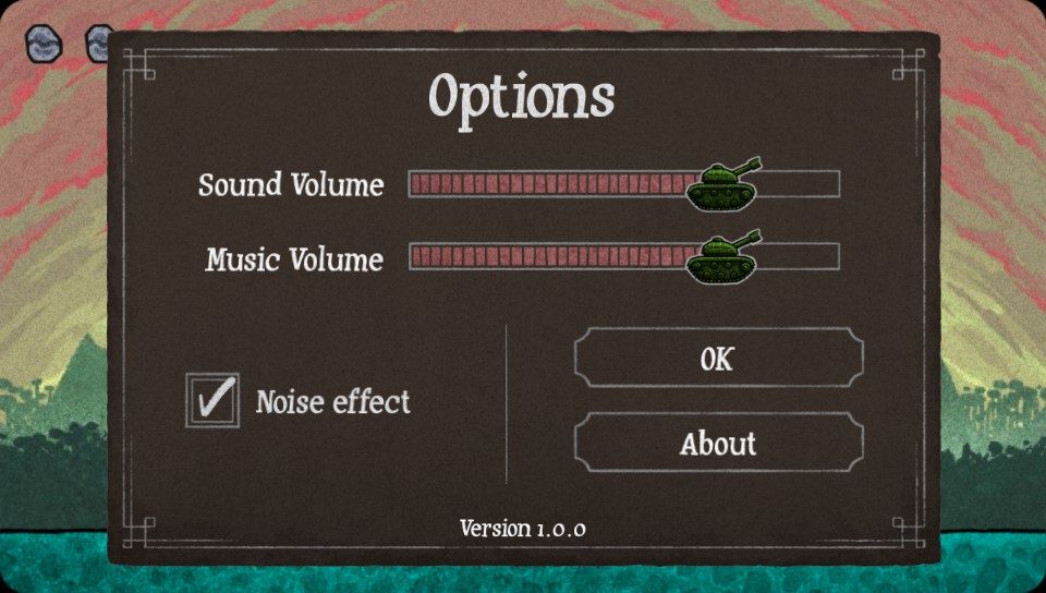 King Oddball (PS Vita) screenshot: Game settings (Trial version)