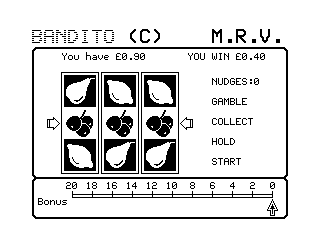 Bandito (Dragon 32/64) screenshot: Bingo!