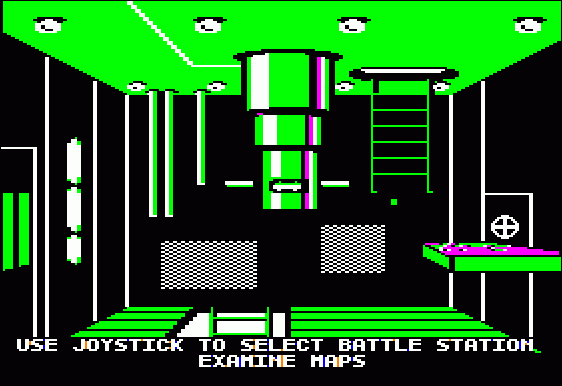 Silent Service (Apple II) screenshot: Bridge