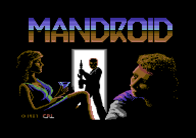 Mandroid (Commodore 64) screenshot: Title