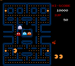 A snapshot of the Pac-Man game