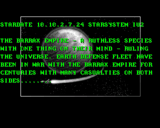 Battle Squadron (Amiga) screenshot: Story of the game