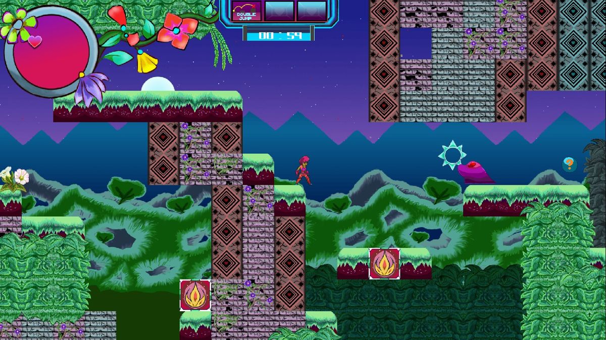 PulseCharge (Windows) screenshot: An enemy with deadly gear