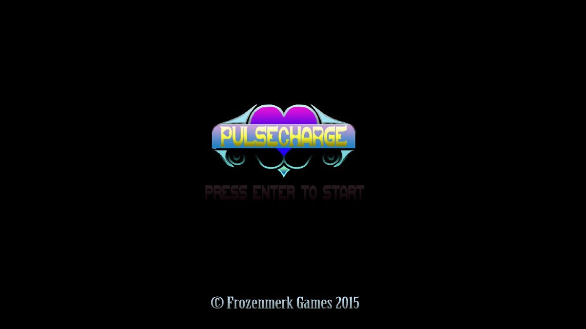 PulseCharge (Windows) screenshot: Title screen