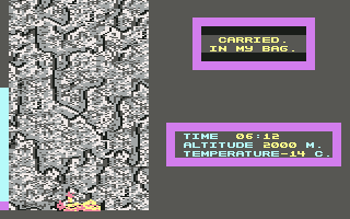 Final Assault (Commodore 64) screenshot: Player is dead
