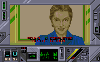 Thunderstrike (DOS) screenshot: The announcer