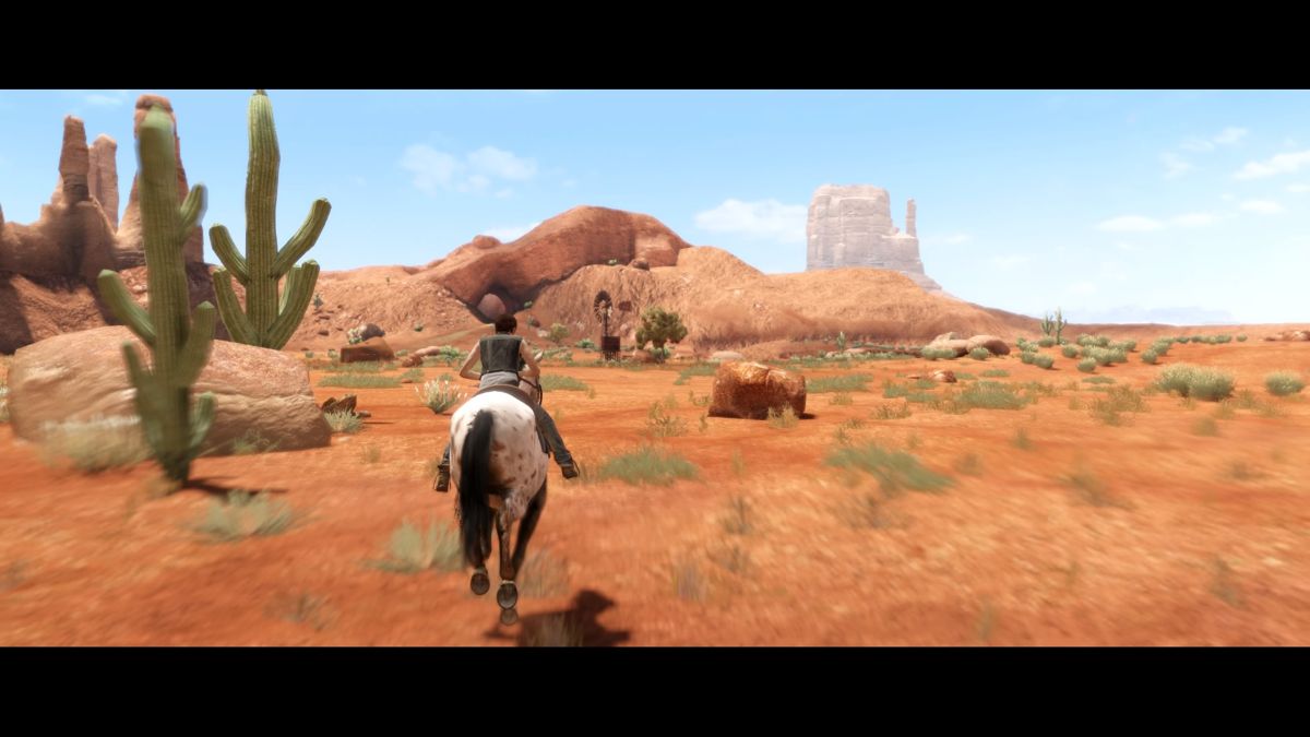 Beyond: Two Souls (PlayStation 4) screenshot: Beyond: Two Souls - Horseriding in the desert