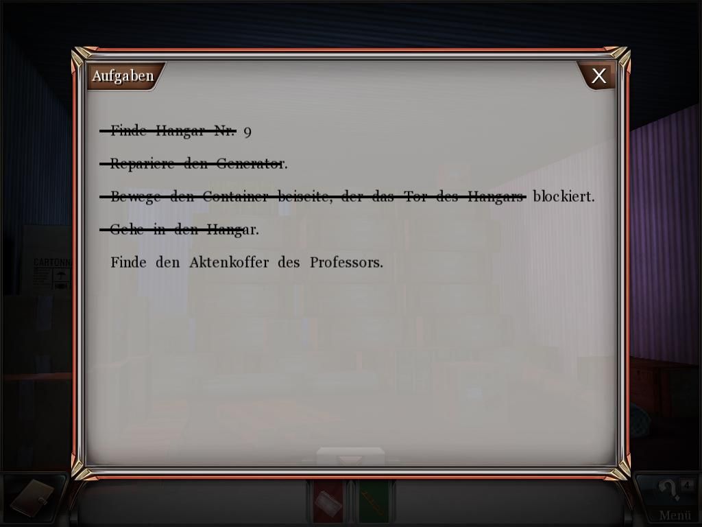 Millennium Secrets: Emerald Curse (Windows) screenshot: The next tasks