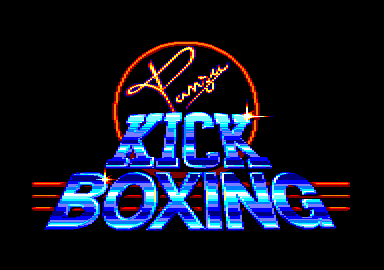 Panza Kick Boxing (Amstrad CPC) screenshot: Title screen