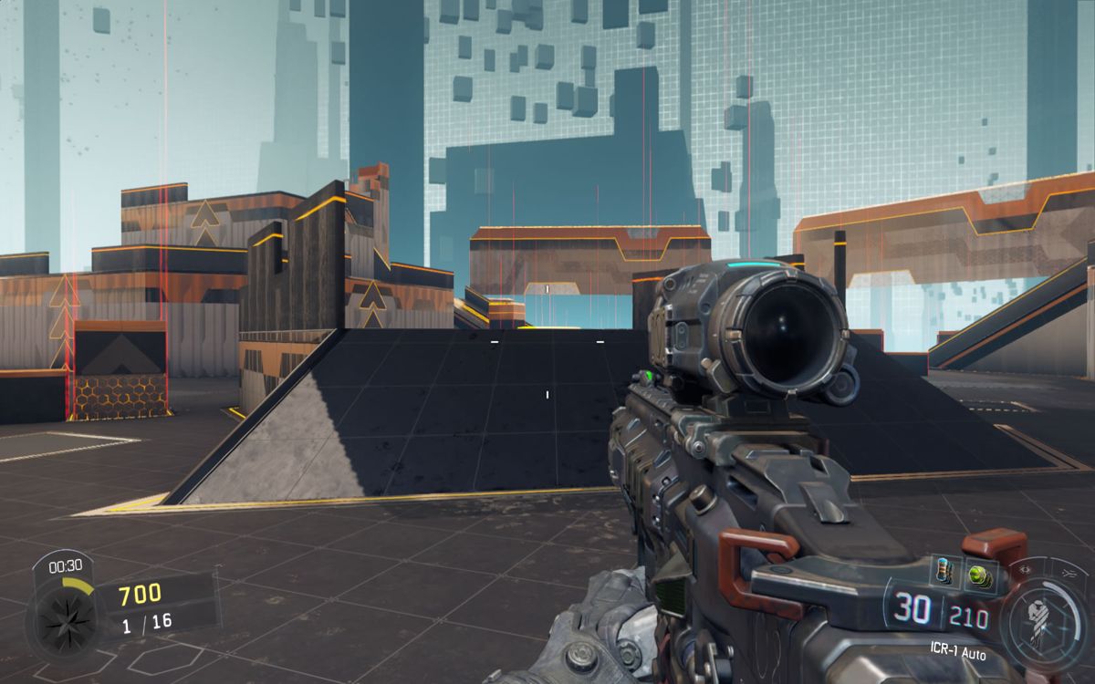Call of Duty: Black Ops III (Windows) screenshot: A game in the training mode