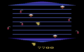 Taz (Atari 2600) screenshot: The ice cream cone level
