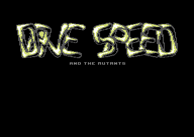 Dave Speed and the Mutants (Commodore 64) screenshot: Title