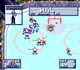 Elitserien 95 (Genesis) screenshot: Goal