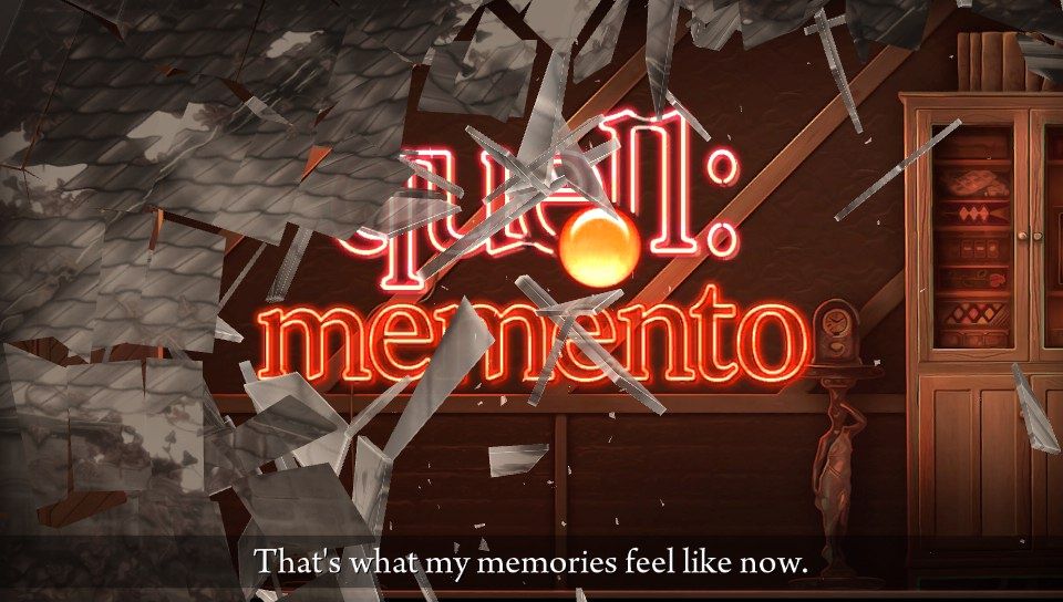 Quell: Memento (PS Vita) screenshot: Story prologue (Trial version)