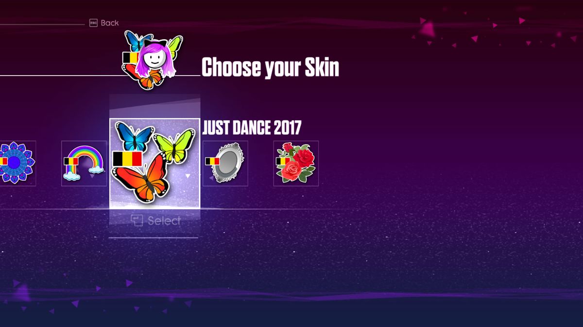 Just Dance 2017 (Windows) screenshot: Setting up a new profile.