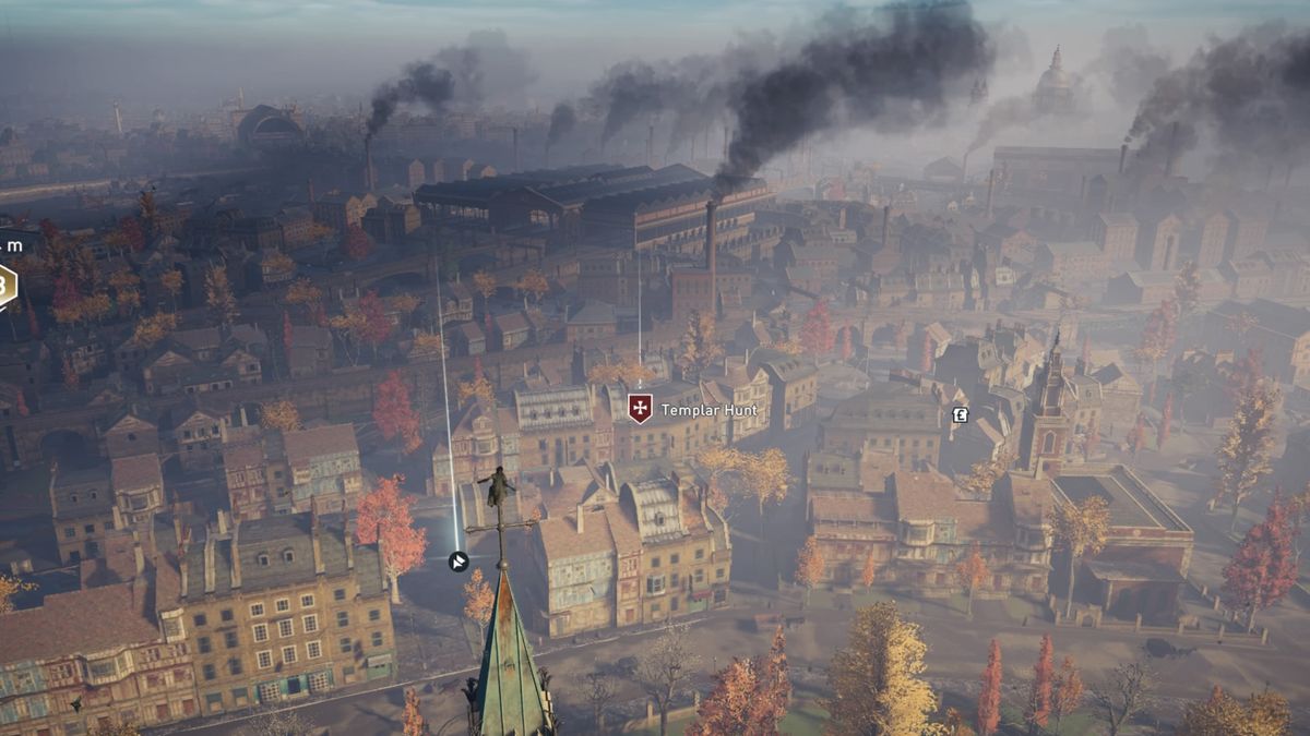 Assassin's Creed: Syndicate (PlayStation 4) screenshot: Map synchronization point