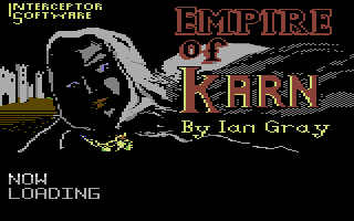Empire of Karn (Commodore 64) screenshot: Title screen