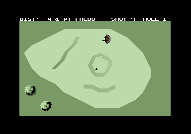 Screenshot of Nick Faldo's Championship Golf (Commodore 64, 1992 ...