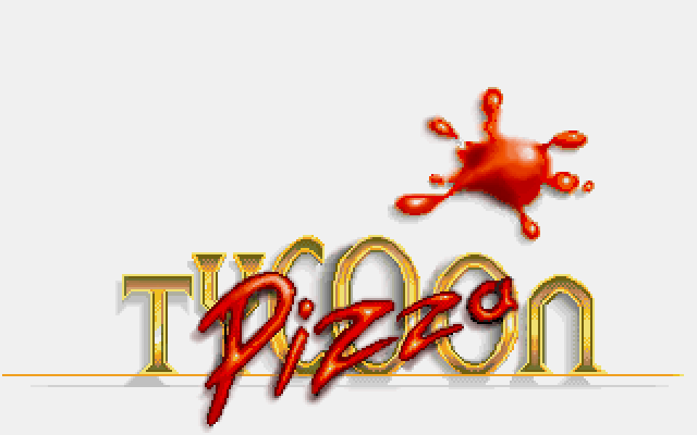 Pizza Tycoon (DOS) screenshot: Game Title