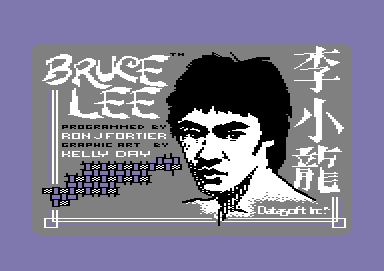 Bruce Lee (Commodore 64) screenshot: Loading screen