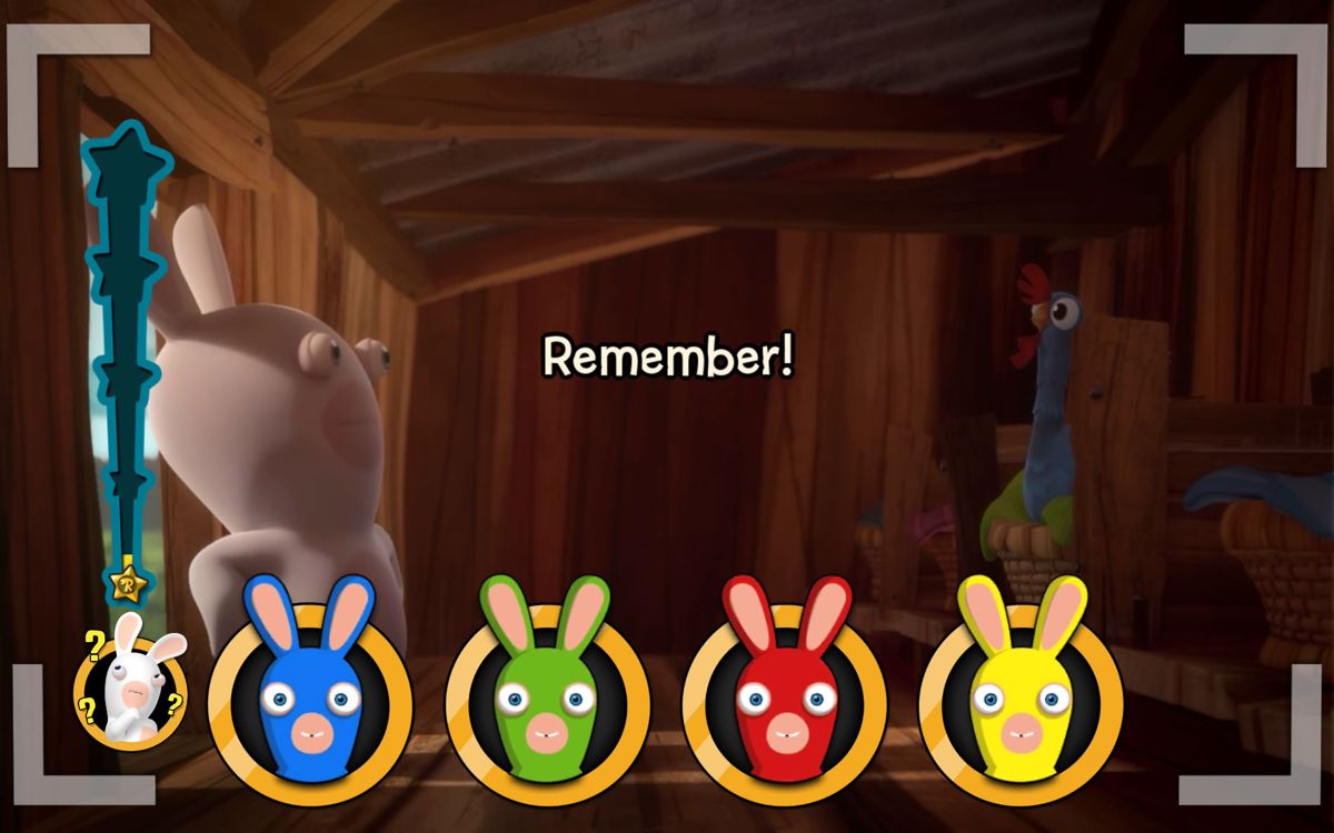 Rabbids Appisodes (Android) screenshot: The Simon Says game