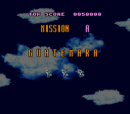 CrossFire (Genesis) screenshot: The screen before a mission starts.