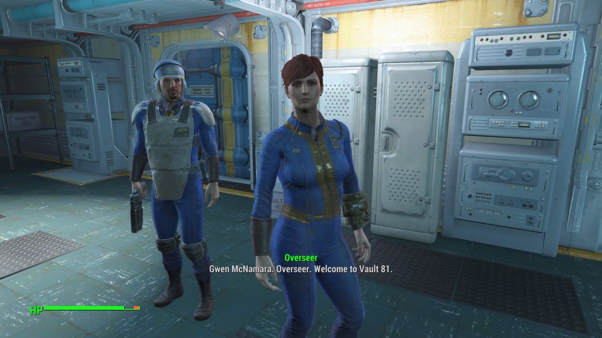 Fallout 4 (PlayStation 4) screenshot: Visiting vault 81