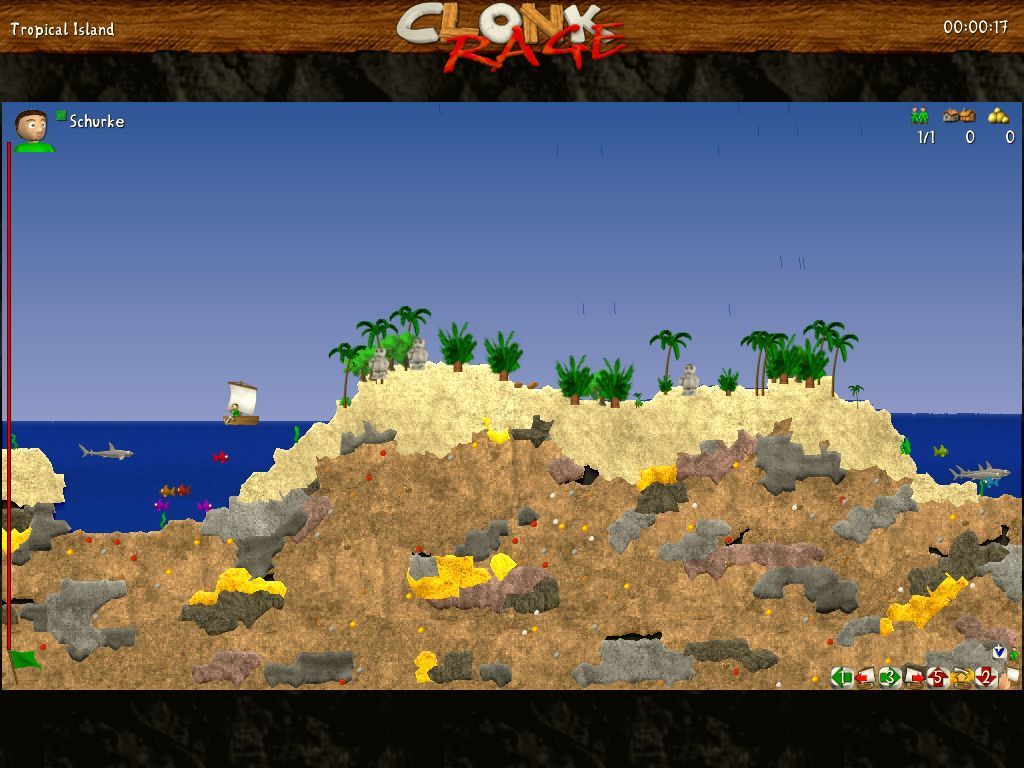 Screenshot of Clonk Rage (Windows, 2007) - MobyGames