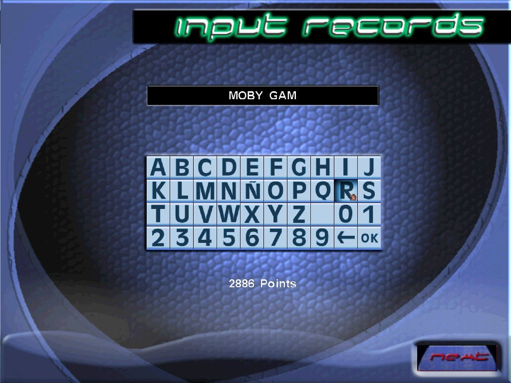 Kar Racing (Windows) screenshot: The game only allows eight characters for the player's name