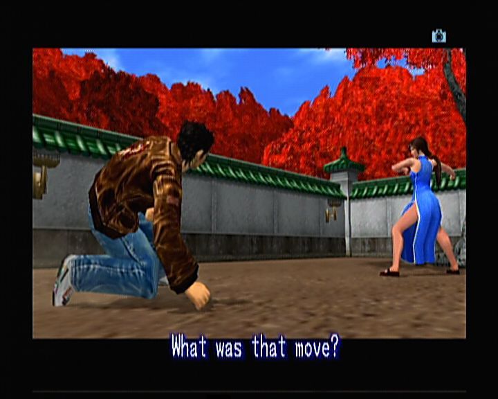 Shenmue II (Xbox) screenshot: Shenmue II - Learning moves can be painful, but well worthy.