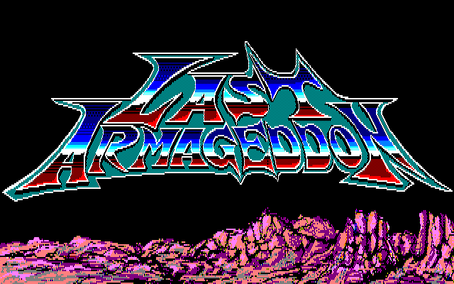 Last Armageddon (PC-98) screenshot: Title screen