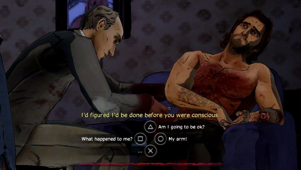 The Wolf Among Us (PS Vita) screenshot: Episode 4 - Silver doesn't sit well with Bigby