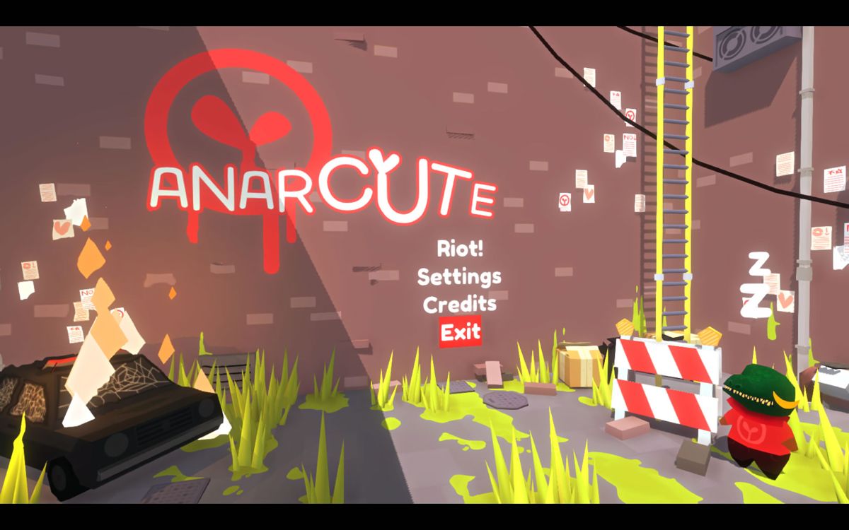Anarcute (Windows) screenshot: Main menu