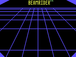 Beamrider (ColecoVision) screenshot: Title screen